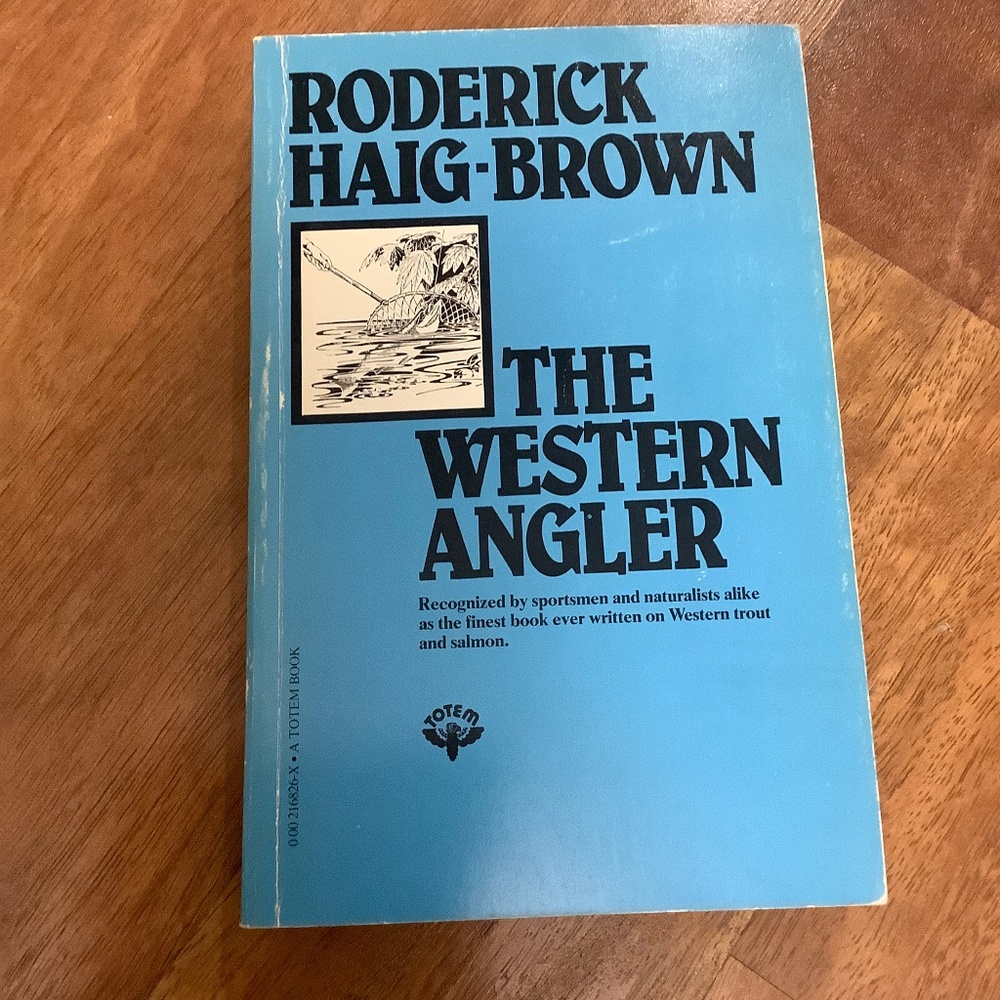 Vintage book THE western Angler, Roderick Haig-Brown